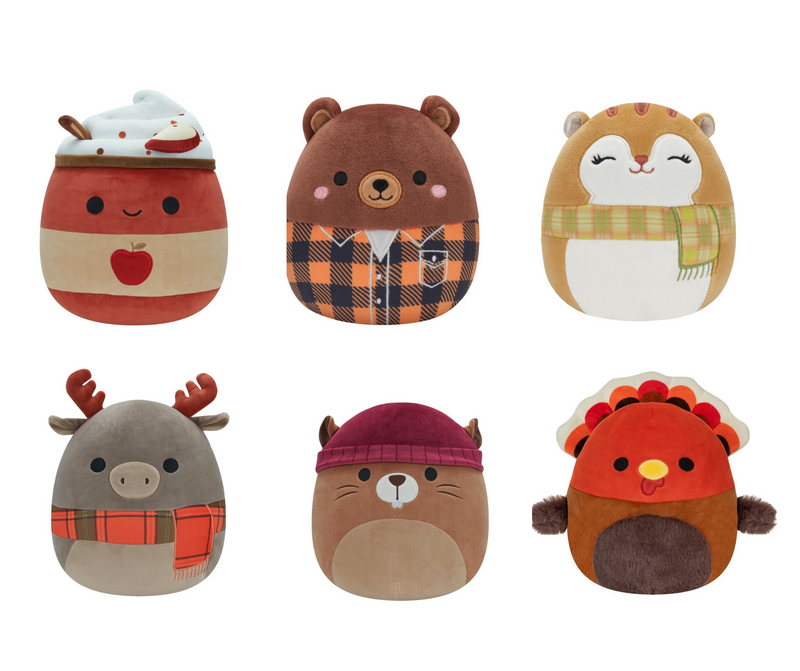 SQUISHMALLOWS 7.5" Plush Harvest Assortment