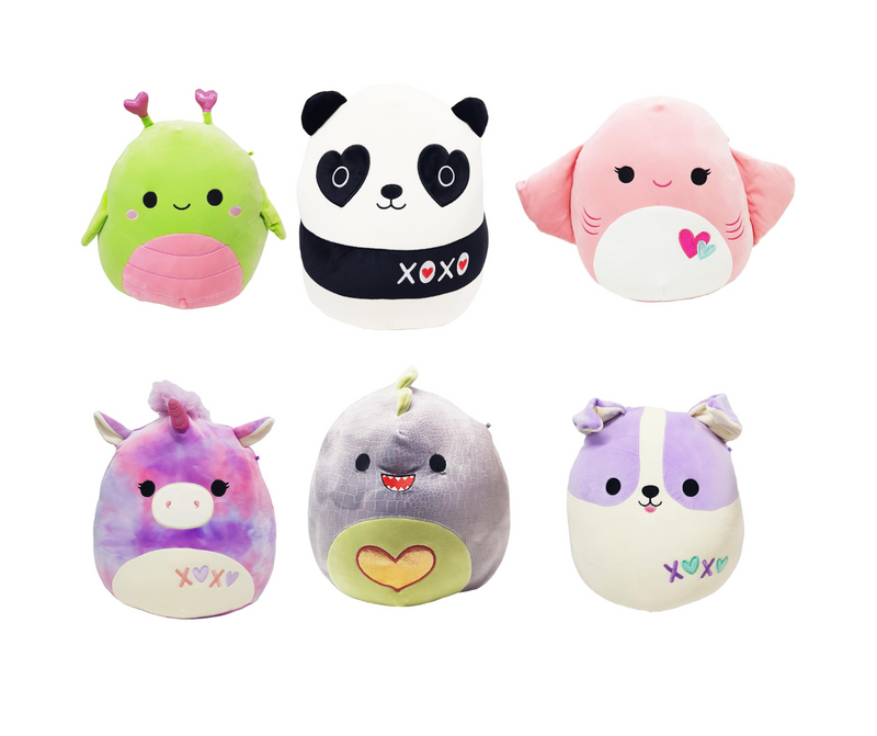SQUISHMALLOWS  |  12" Heart Assortment B Squad