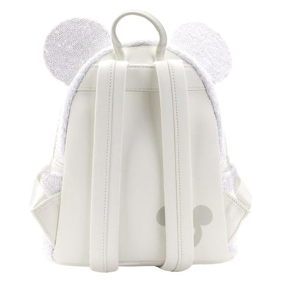 Loungefly Disney - Minnie Sequin Wedding US Exclusive Mini Backpack
