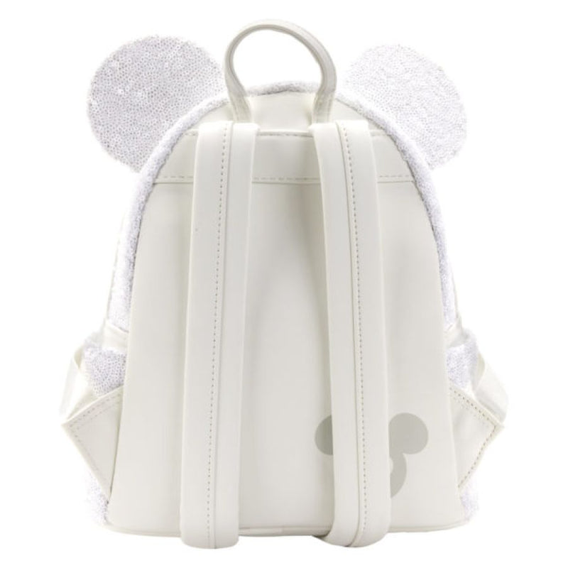 Loungefly Disney - Minnie Sequin Wedding US Exclusive Mini Backpack
