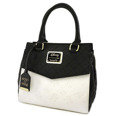 Loungefly Disney - Mickey Mouse and Minnie Mouse Black and White US Exclusive Crossbody
