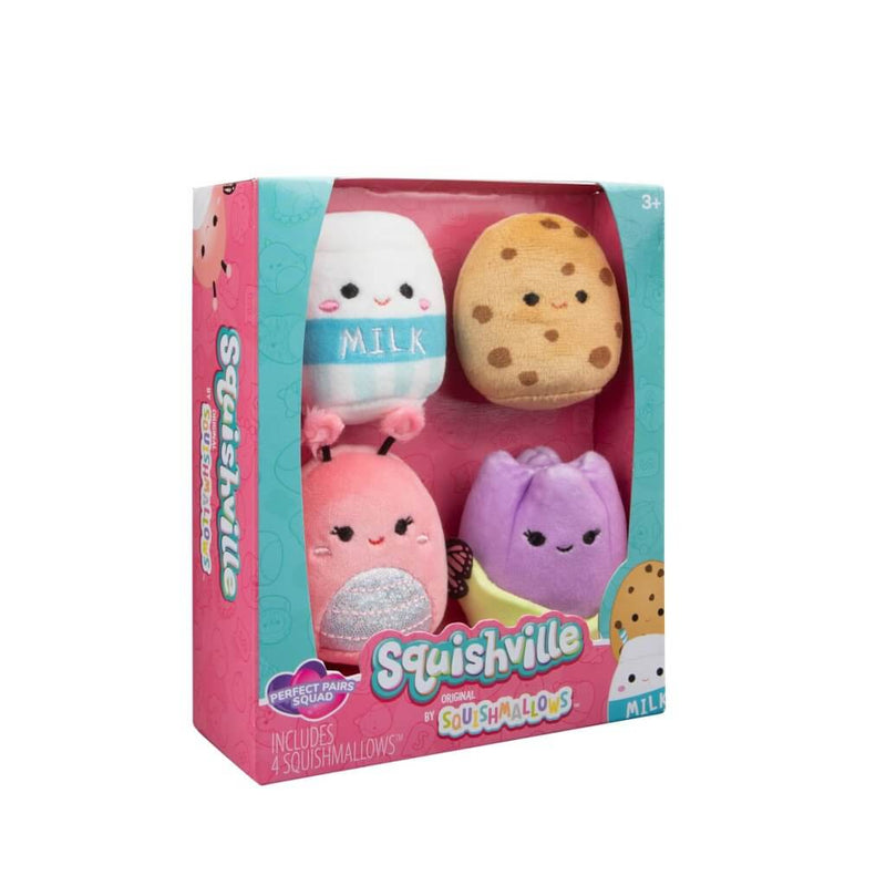 Squishville Mini Squishmallow 4 Pack | Perfect Pairs Squad