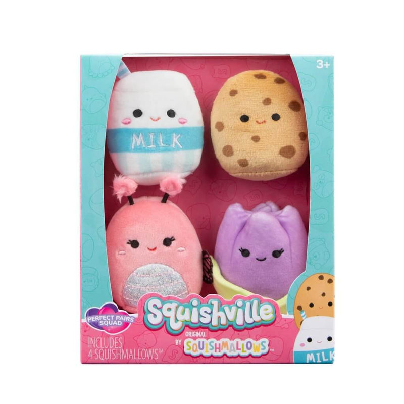 Squishville Mini Squishmallow 4 Pack | Perfect Pairs Squad