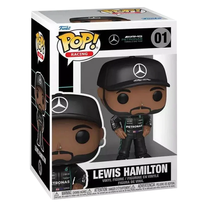 Pop!  |  Formula One: AMG Petronas – Lewis Hamilton Funko Figure 