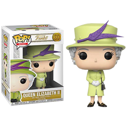 Royal Family – Queen Elizabeth II Green Dress Pop! Vinyl