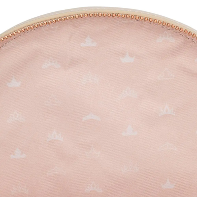 Disney Princess  |  Ultimate Metal Crown  8” Faux Leather Crossbody Bag