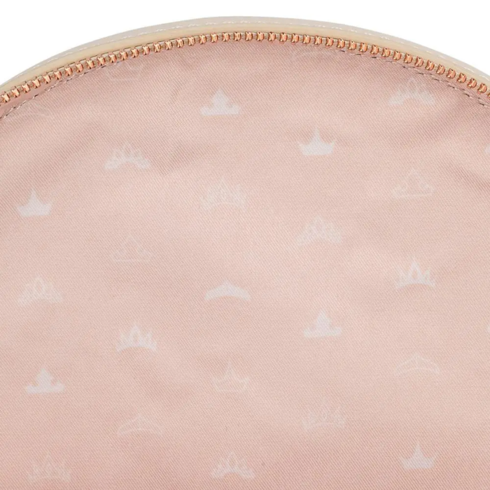 Disney Princess  |  Ultimate Metal Crown  8” Faux Leather Crossbody Bag