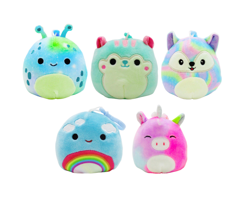 SQUISHMALLOWS  |  3.5 inch Over the Rainbow Clips Squad