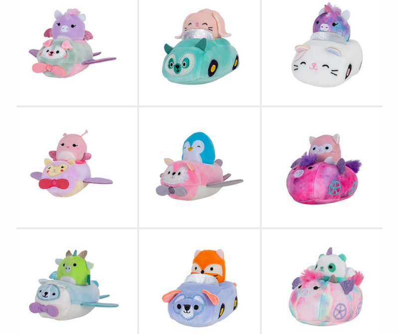 SQUISHMALLOWS SQUISHVILLE | Mini Plush Squishville Mini Squishmallow in Vehicle (Asst)