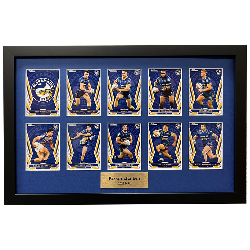 2023 Parramatta Eels | TLA Trading Card Team Set Framed