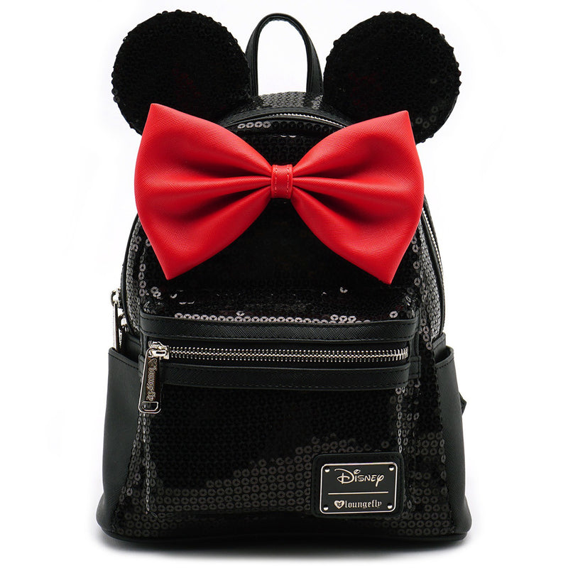 Loungefly Disney  |  Minnie Black Mini Backpack