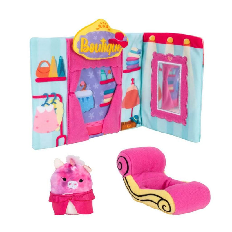 SQUISHMALLOWS SQUISHVILLE  |  Medium Soft Playset (Squishville Play Scene Asst)