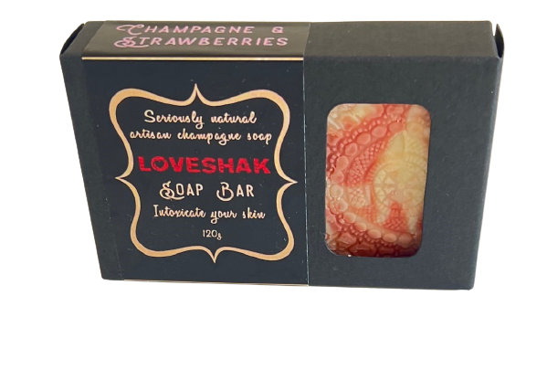 Loveshak Soap Bar  | Champagne & Strawberries