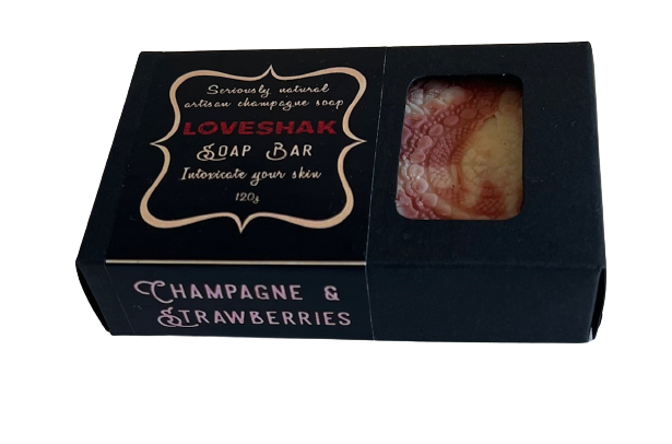 Loveshak Soap Bar  | Champagne & Strawberries