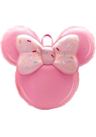 Loungefly Disney | Minnie Macaron 11" Faux Leather Convertible Mini Backpack